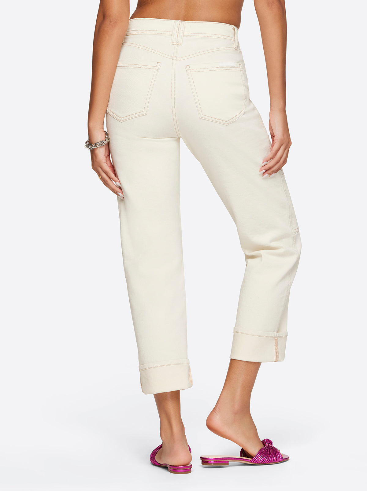 Straight Cargo Ankle in Ecru - Jessica Simpson Women