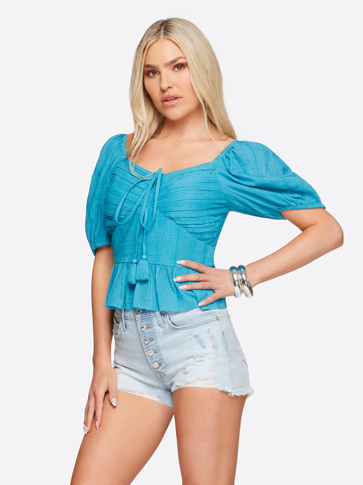 Ami Halter Top in Pagoda Blue - Jessica Simpson Women