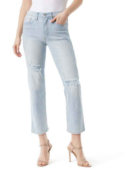 Harmony Straight High Rise Jean in Rejoice - Jessica Simpson Women