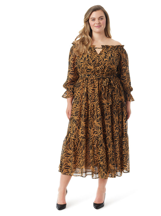 Gateel Dress in Zebra Floral - Jessica Simpson Women