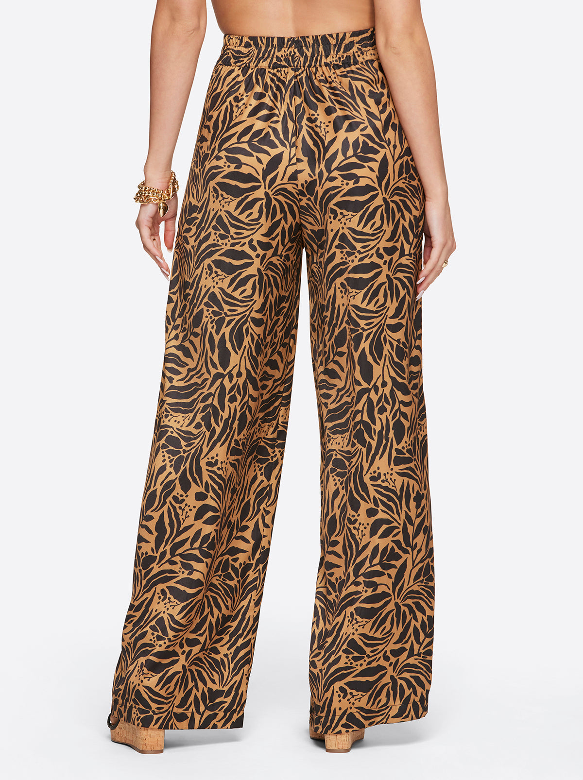 Winnie Wide Leg Pants in Zebra Floral - Jessica Simpson Women
