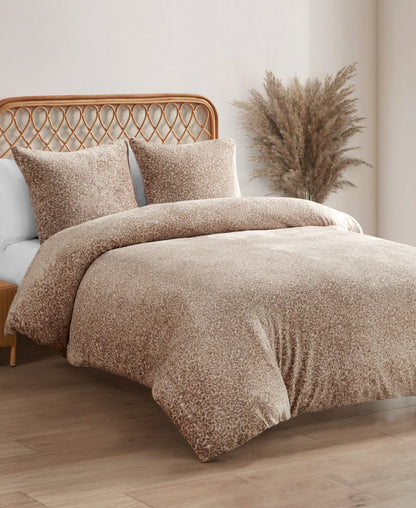 Leopard Printed Plush Comforter Set - Jessica Simpson Home