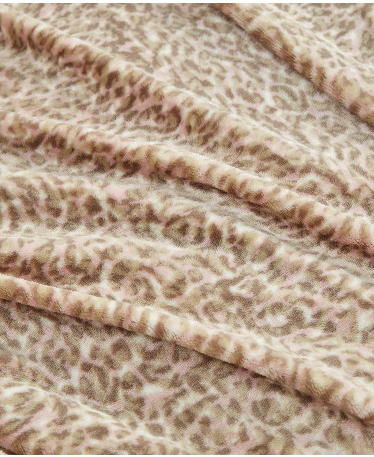 Leopard Printed Plush Duvet Cover  Set - Jessica Simpson Home