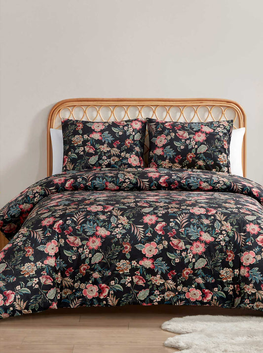 Arcadian Blooms Velvet Duvet Cover  Set - Jessica Simpson Home