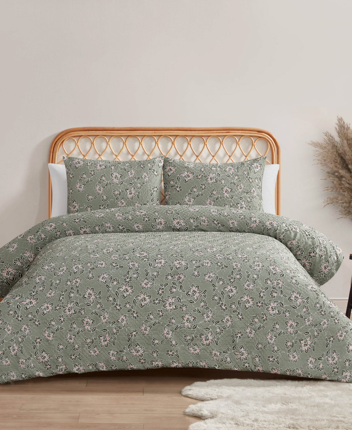 Botanical Embossed Comforter Set - Jessica Simpson Home