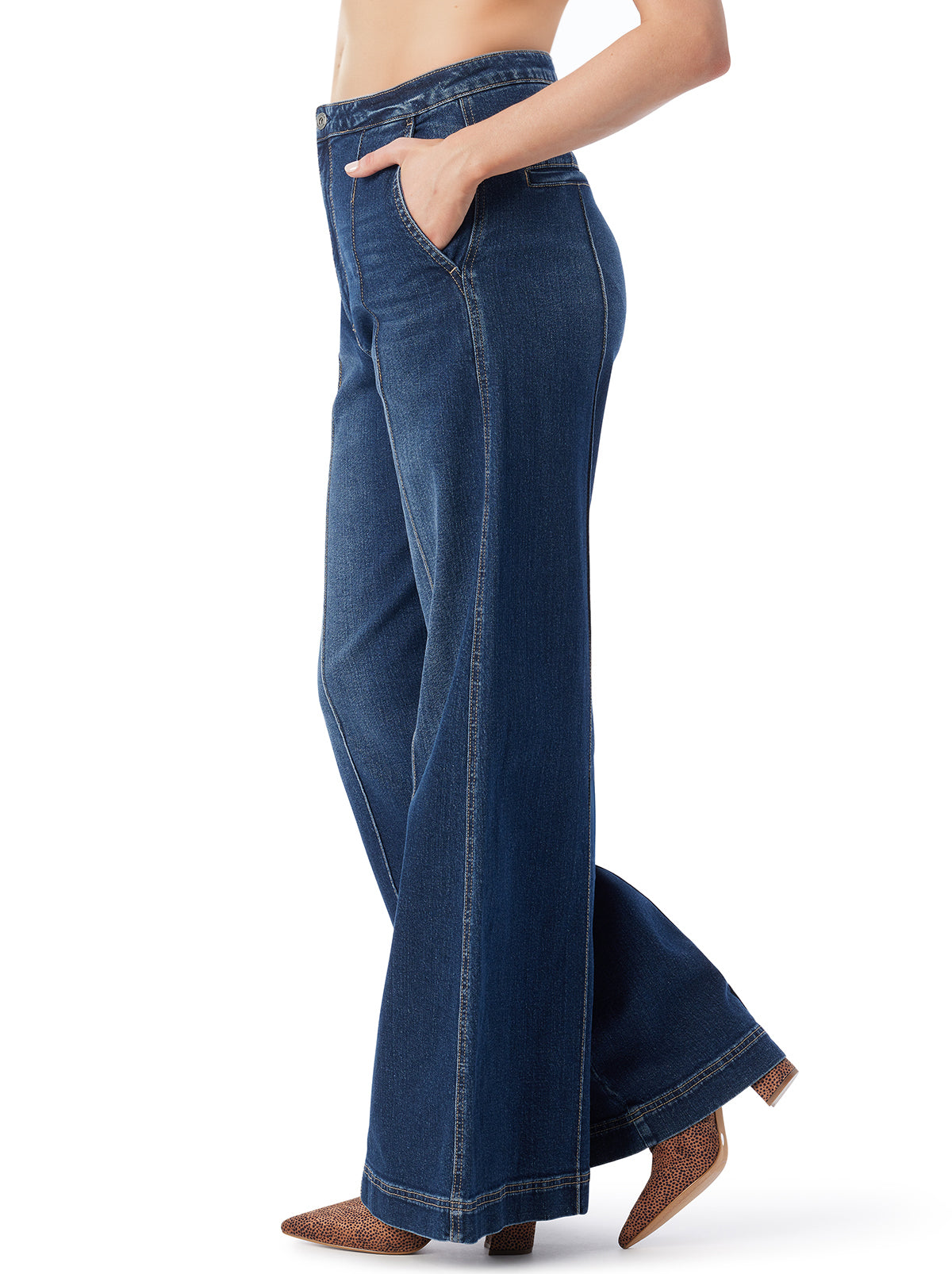 Spirit Super Wide Leg Jean in Soul Mate - Jessica Simpson Women