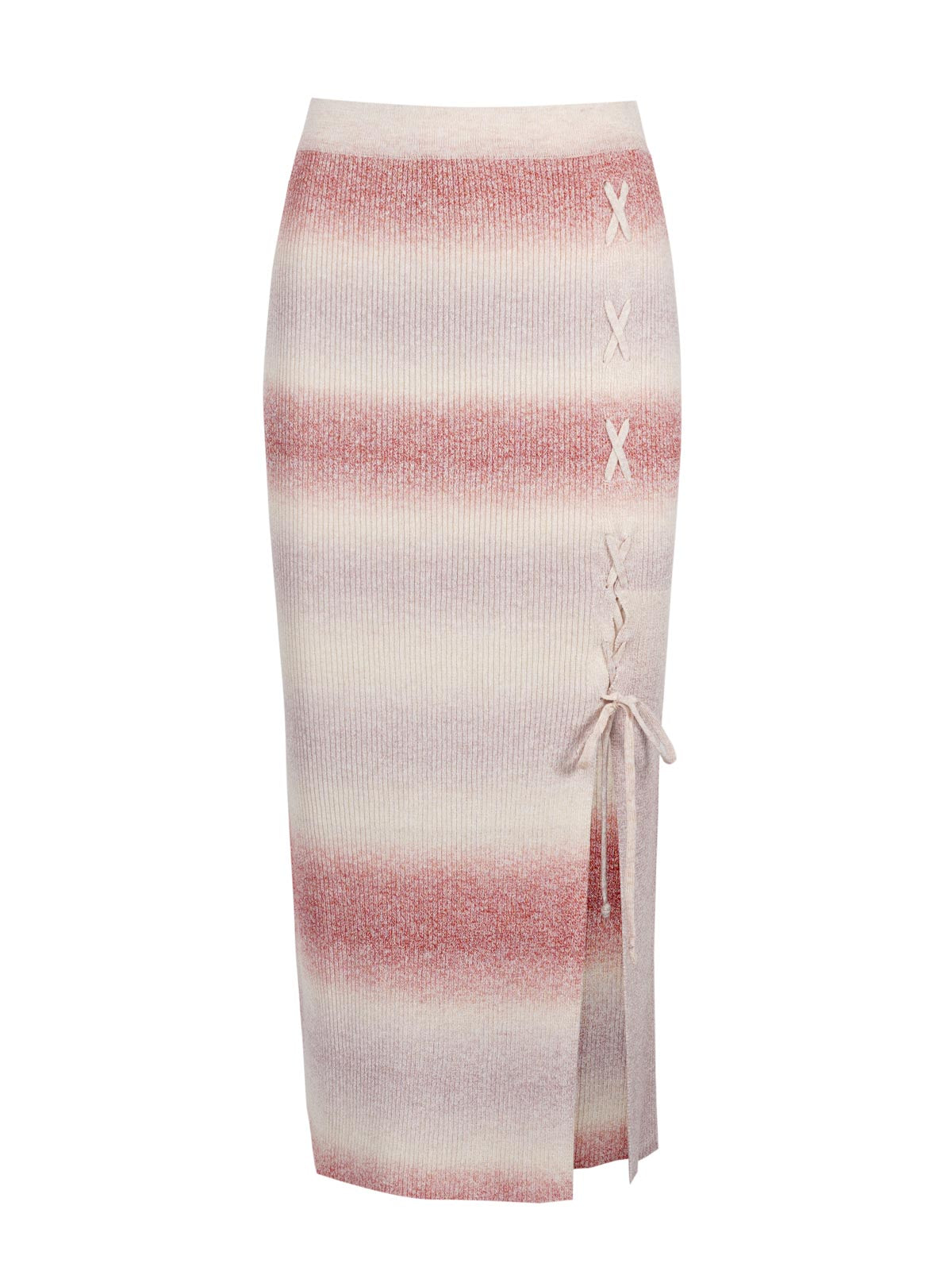Loti Lace Up Skirt in Chili Oil - Jessica Simpson Women