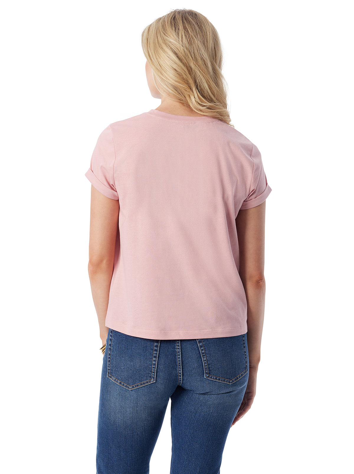 Valeriya Tee in Silver Pink - Jessica Simpson Women