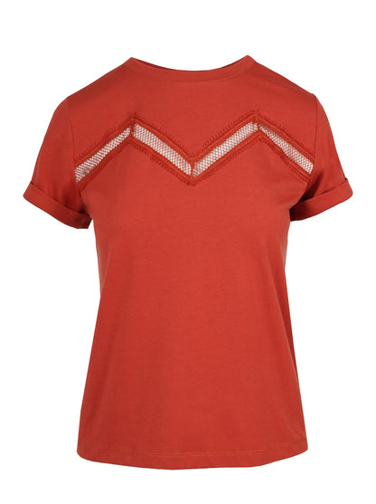 Valeriya Tee in Chili Oil - Jessica Simpson Women