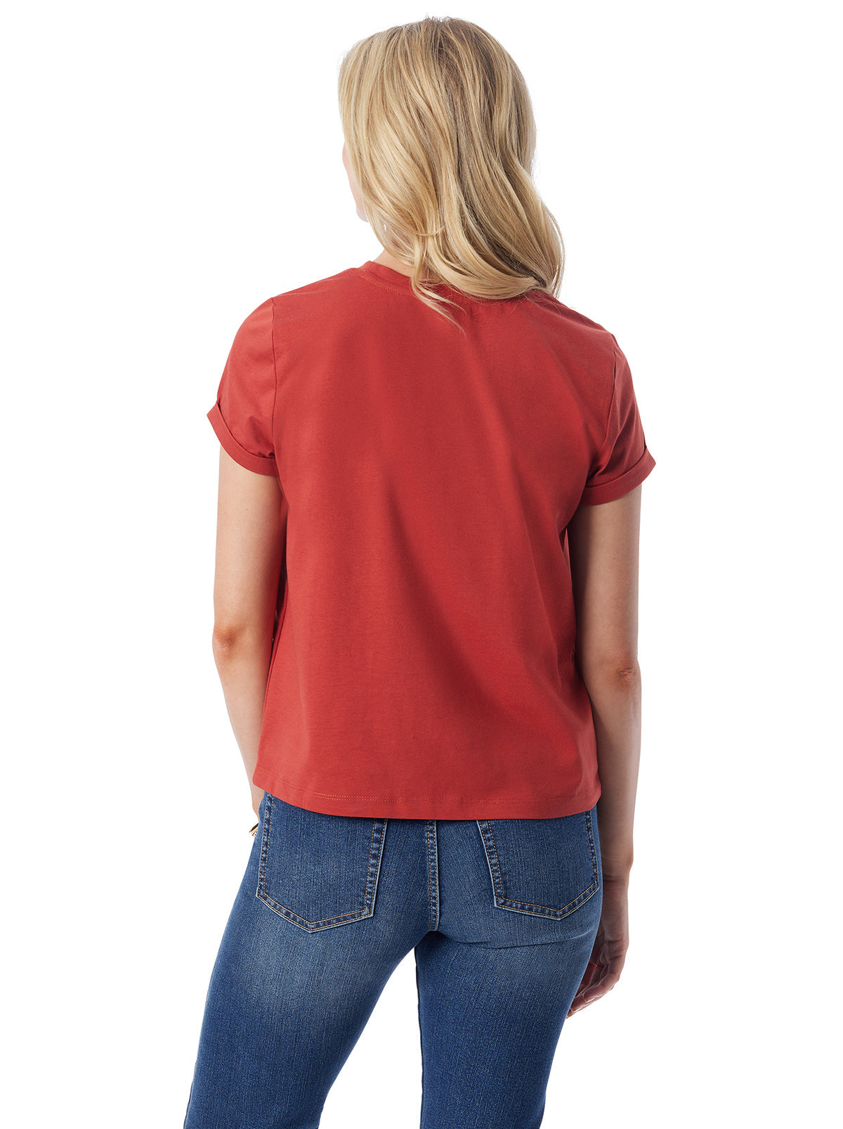 Valeriya Tee in Chili Oil - Jessica Simpson Women