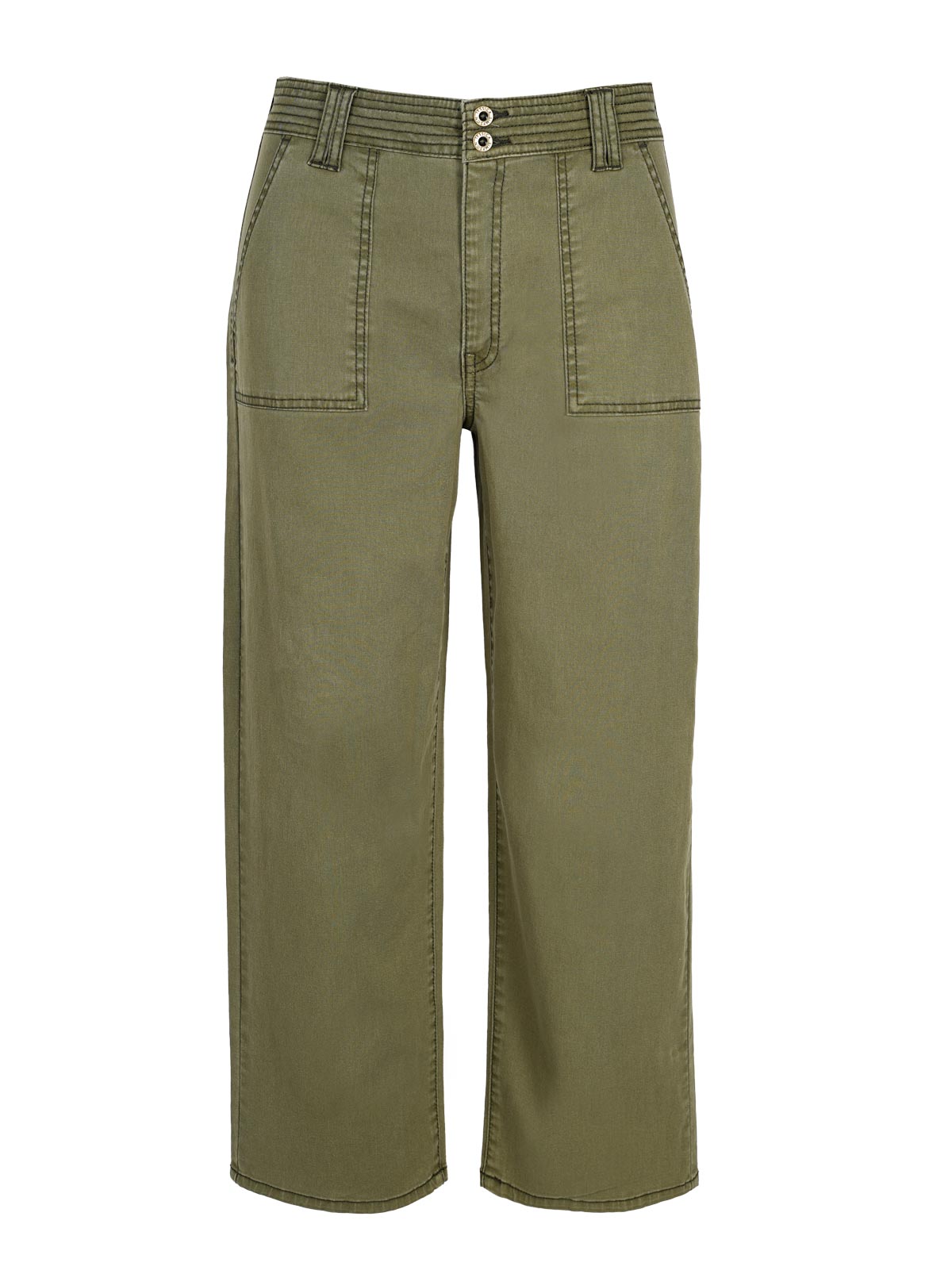Wide Leg Chino in Bronze Green - Jessica Simpson Women
