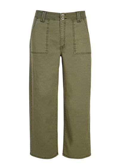 Wide Leg Chino in Bronze Green - Jessica Simpson Women