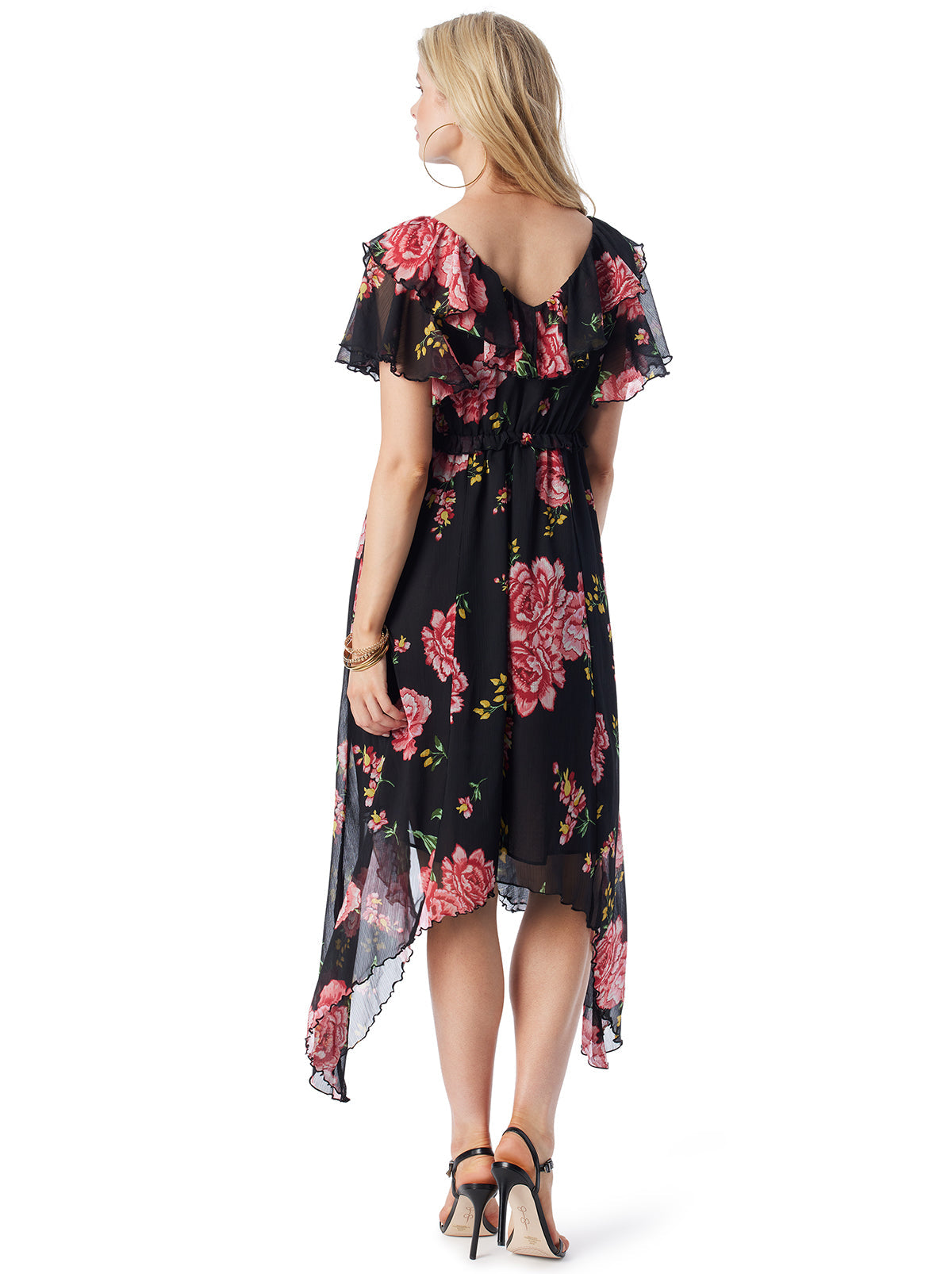 Maila Maxi Dress in Sketchy Roses - Jessica Simpson Women