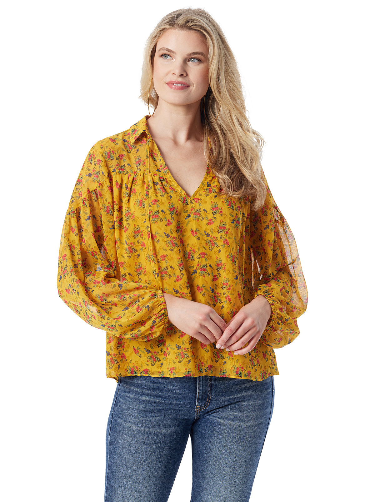 Doris Blouse in Festive Bunches - Jessica Simpson Women