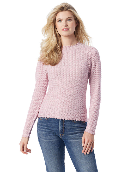Camilla Sweater in Silver Pink - Jessica Simpson Women