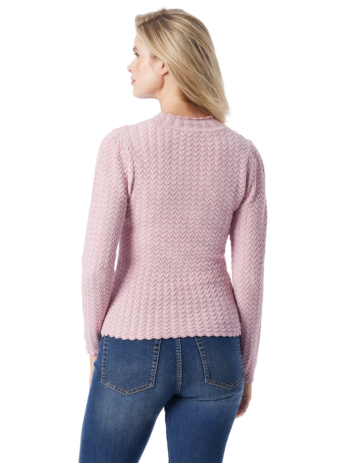 Camilla Sweater in Silver Pink - Jessica Simpson Women