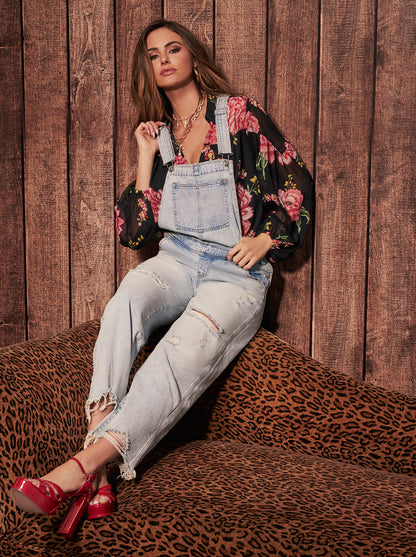 Baggy Overalls in Folklore - Jessica Simpson Women