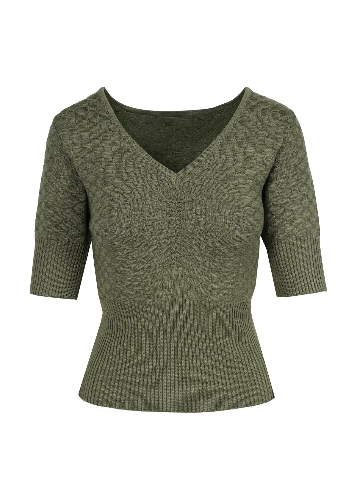 Imani Top in Bronze Green - Jessica Simpson Women