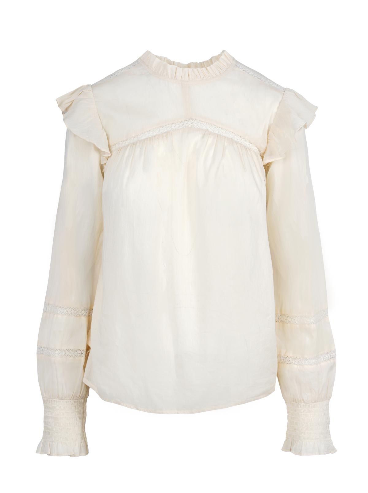 Elsiana Ruffle Top in Parchment - Jessica Simpson Women