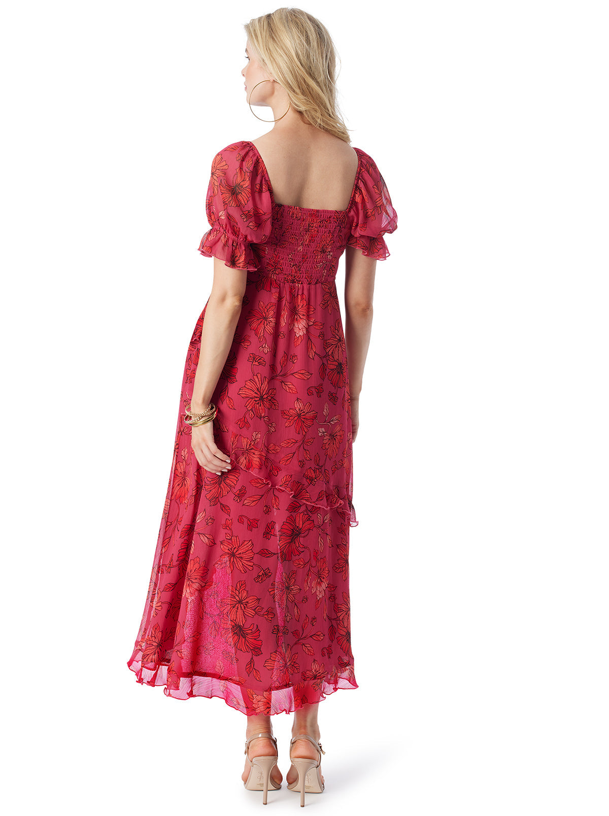 Monique Dress in Outlined Blossoms - Jessica Simpson Women