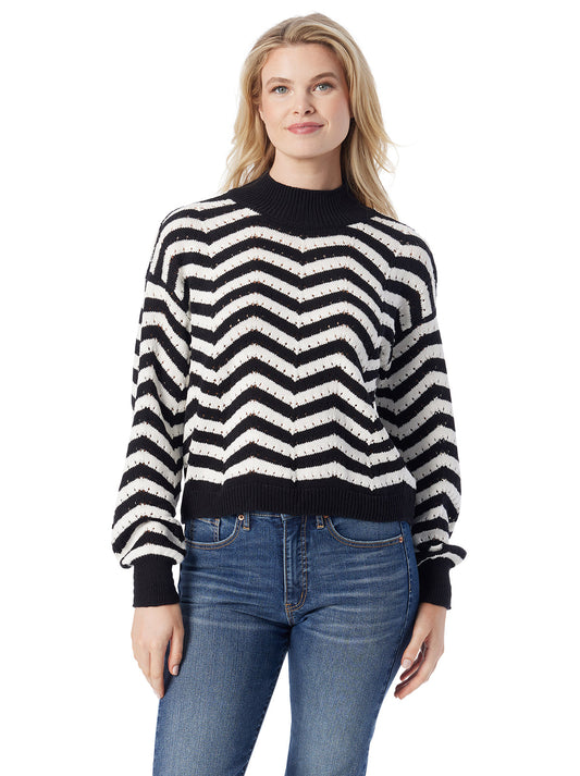 Farai Sweater in Anthracite Combo - Jessica Simpson Women