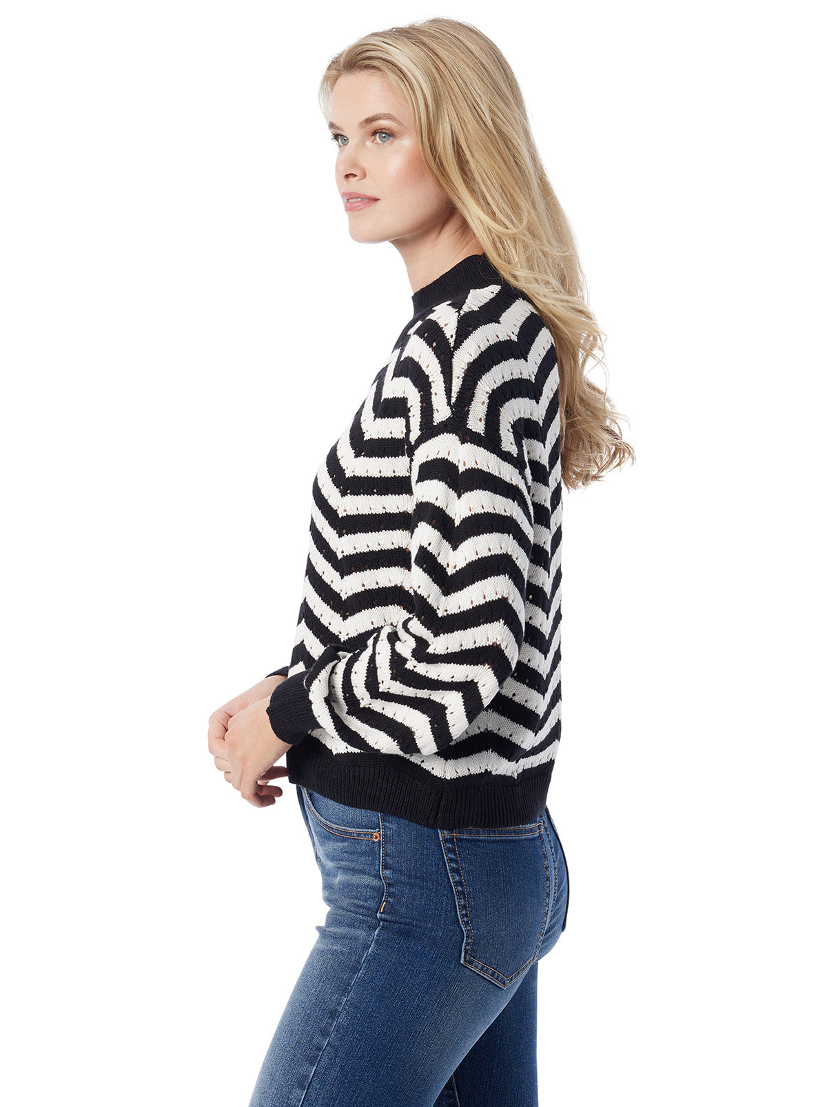 Farai Sweater in Anthracite Combo - Jessica Simpson Women