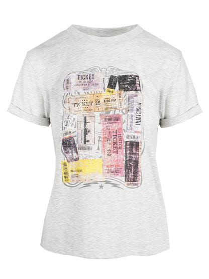 Ike Tee in Light Heather Grey - Jessica Simpson Women