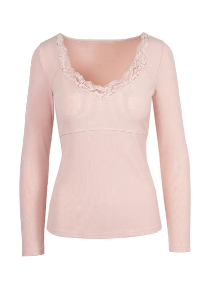 Abbey Sweatheart Top in Silver Pink - Jessica Simpson Women