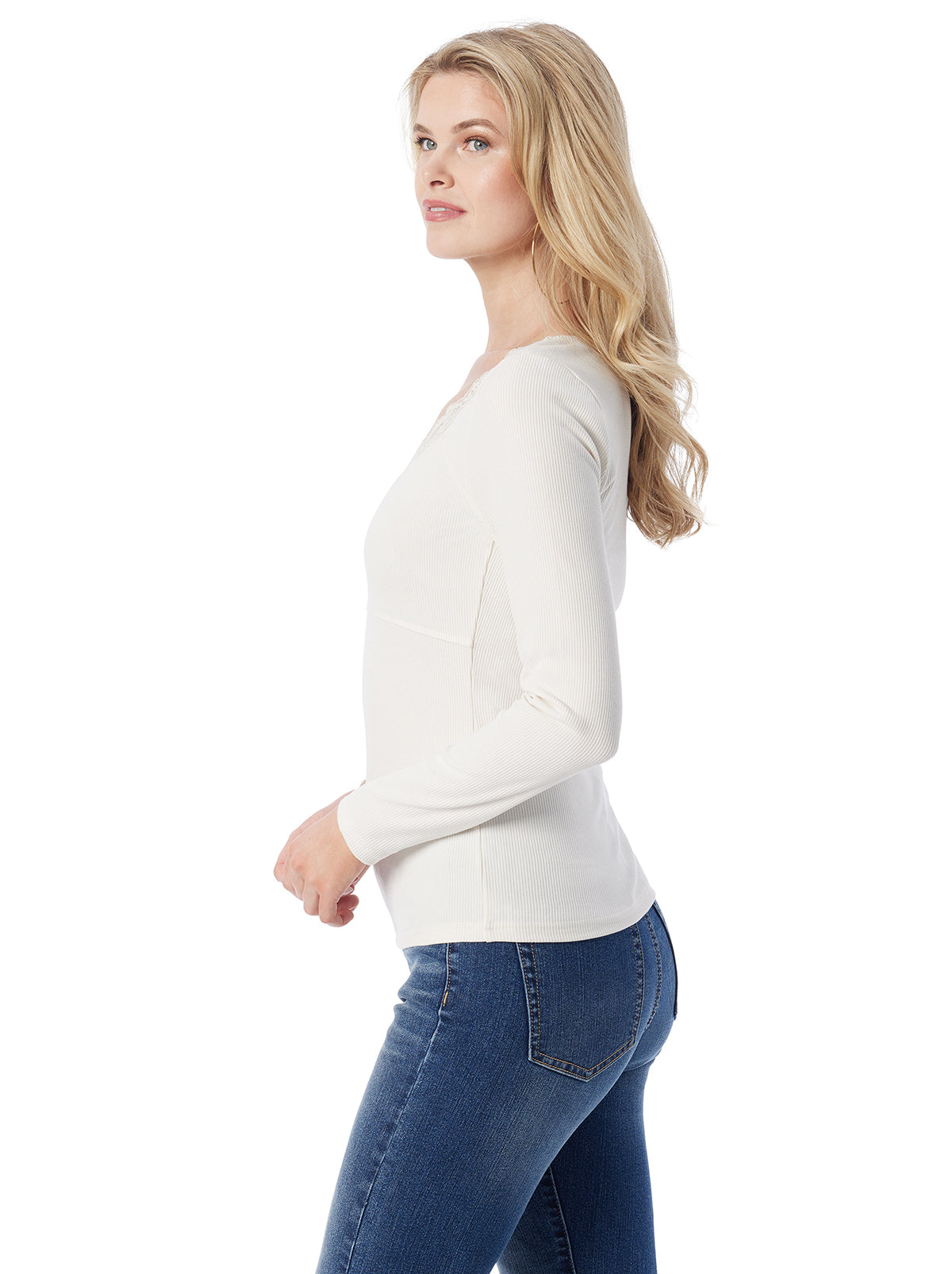 Abbey Sweatheart Top in Gardenia - Jessica Simpson Women