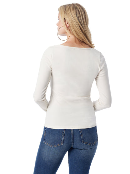 Abbey Sweatheart Top in Gardenia - Jessica Simpson Women