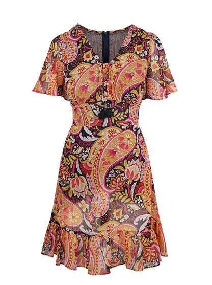 Lottie Dress in Paisley World - Jessica Simpson Women