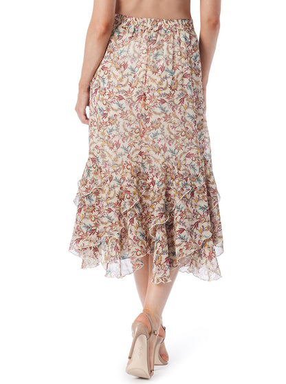 Erie Skirt in Cartoon Florals - Jessica Simpson Women