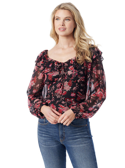 Aki Blouse in Willow Beauties - Jessica Simpson Women