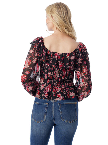 Aki Blouse in Willow Beauties - Jessica Simpson Women
