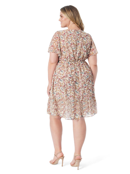 Regina Dress in Cartoon Florals - Jessica Simpson Women