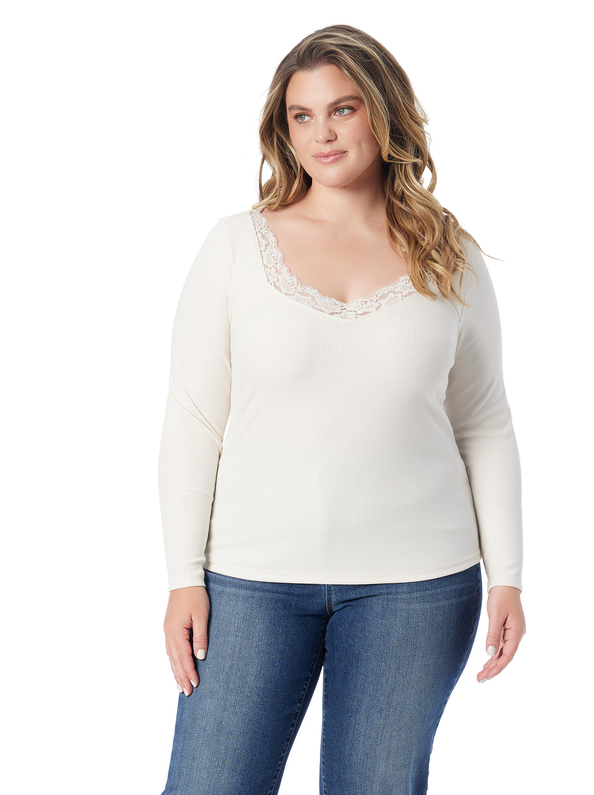 Laurel Sweetheart Top in Gardenia - Jessica Simpson Women