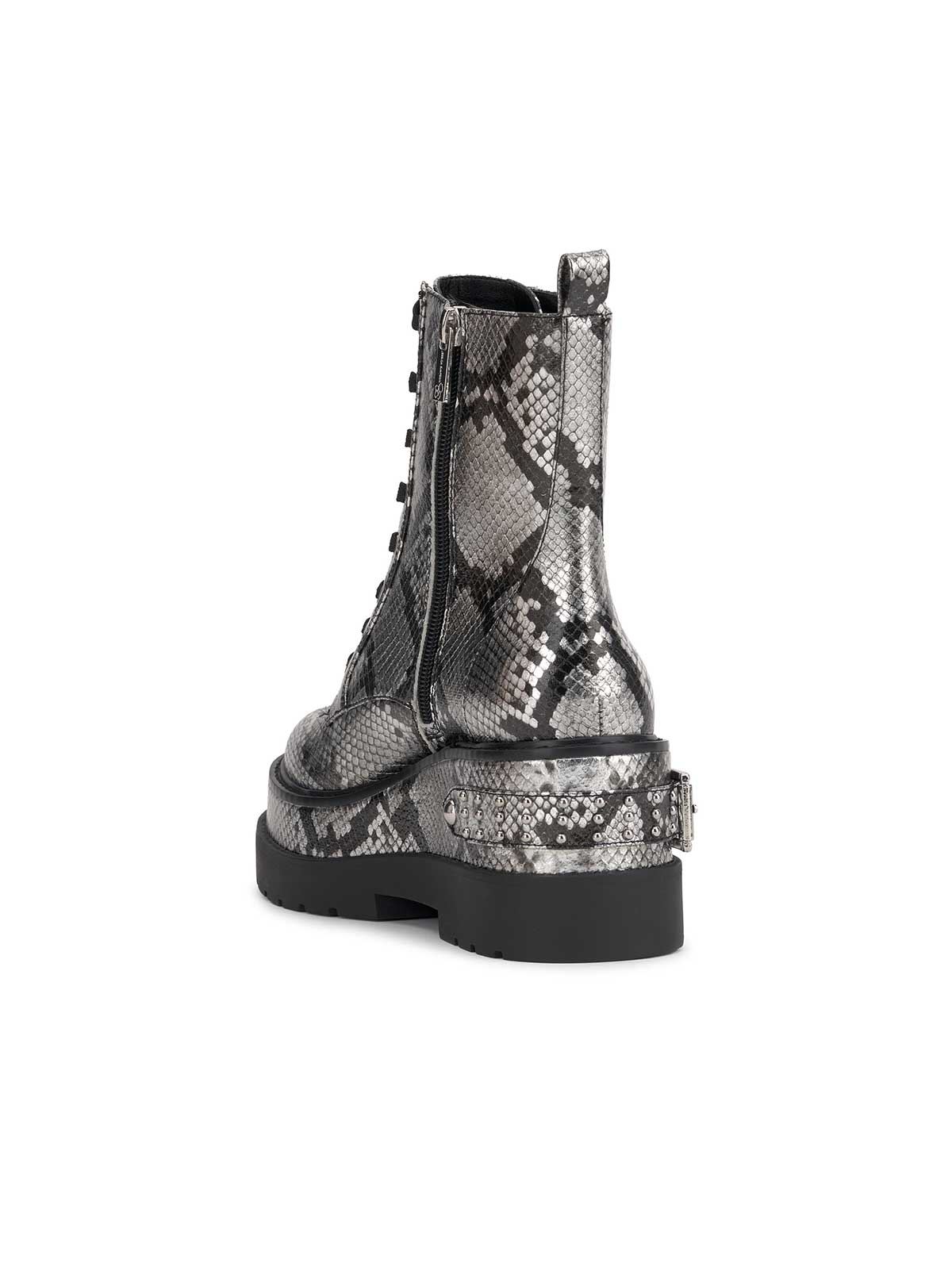 Imelda Combat Boot in Chrome Snake - Jessica Simpson Women
