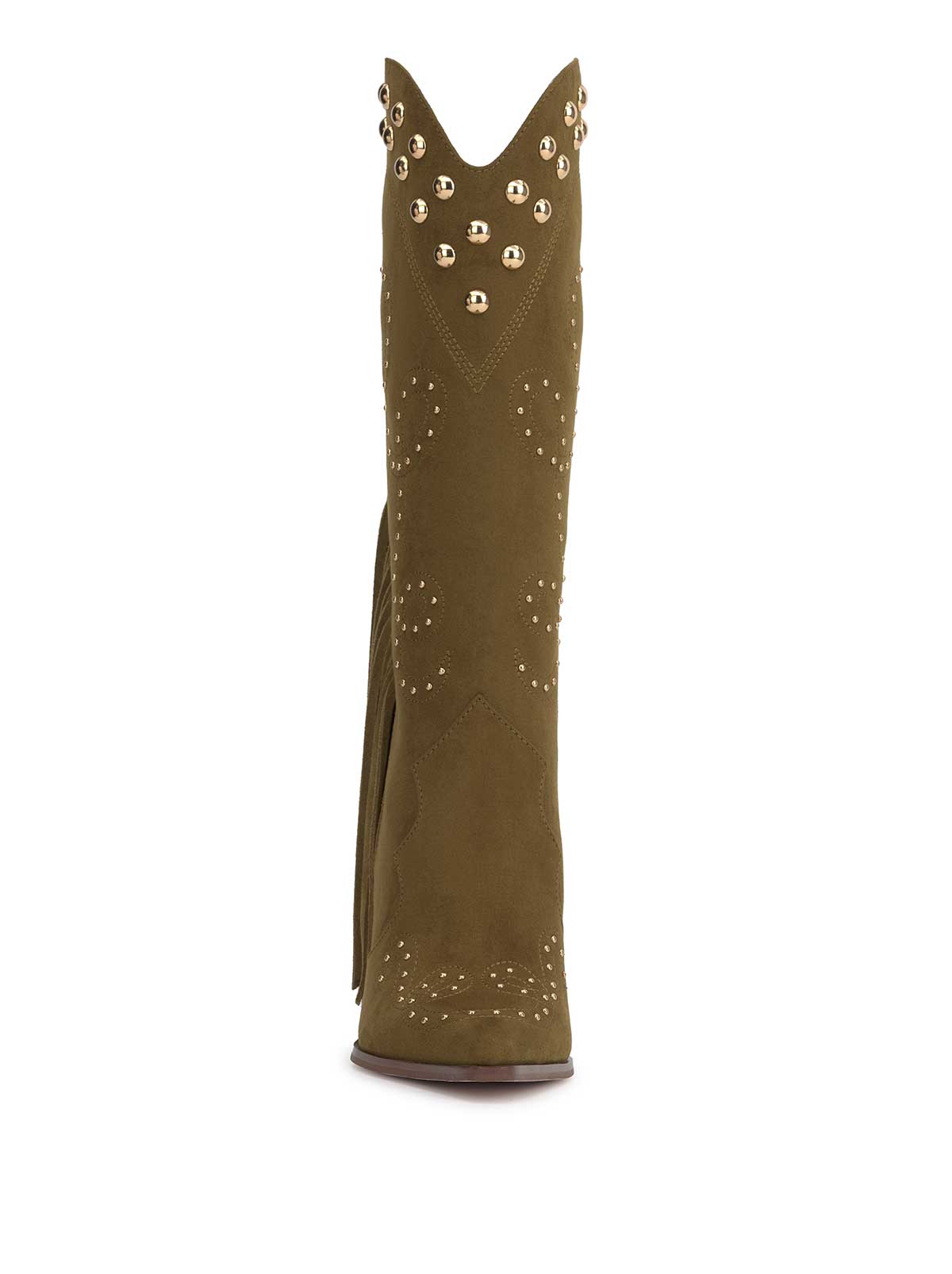 Rosera Studded Fringe Boot in Olive Green - Jessica Simpson Women