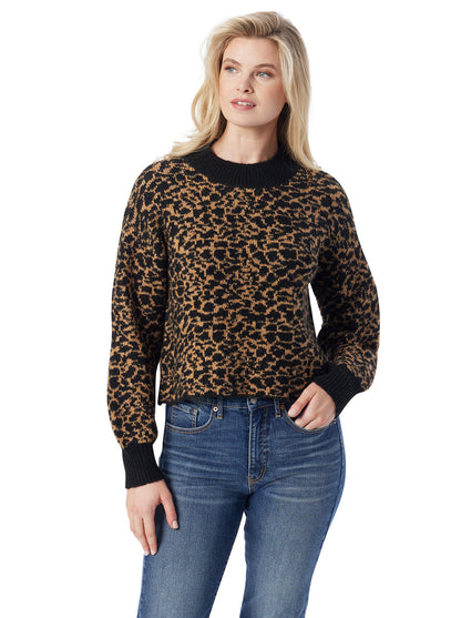 Portia Sweater in Honey Gold Combo - Jessica Simpson Women