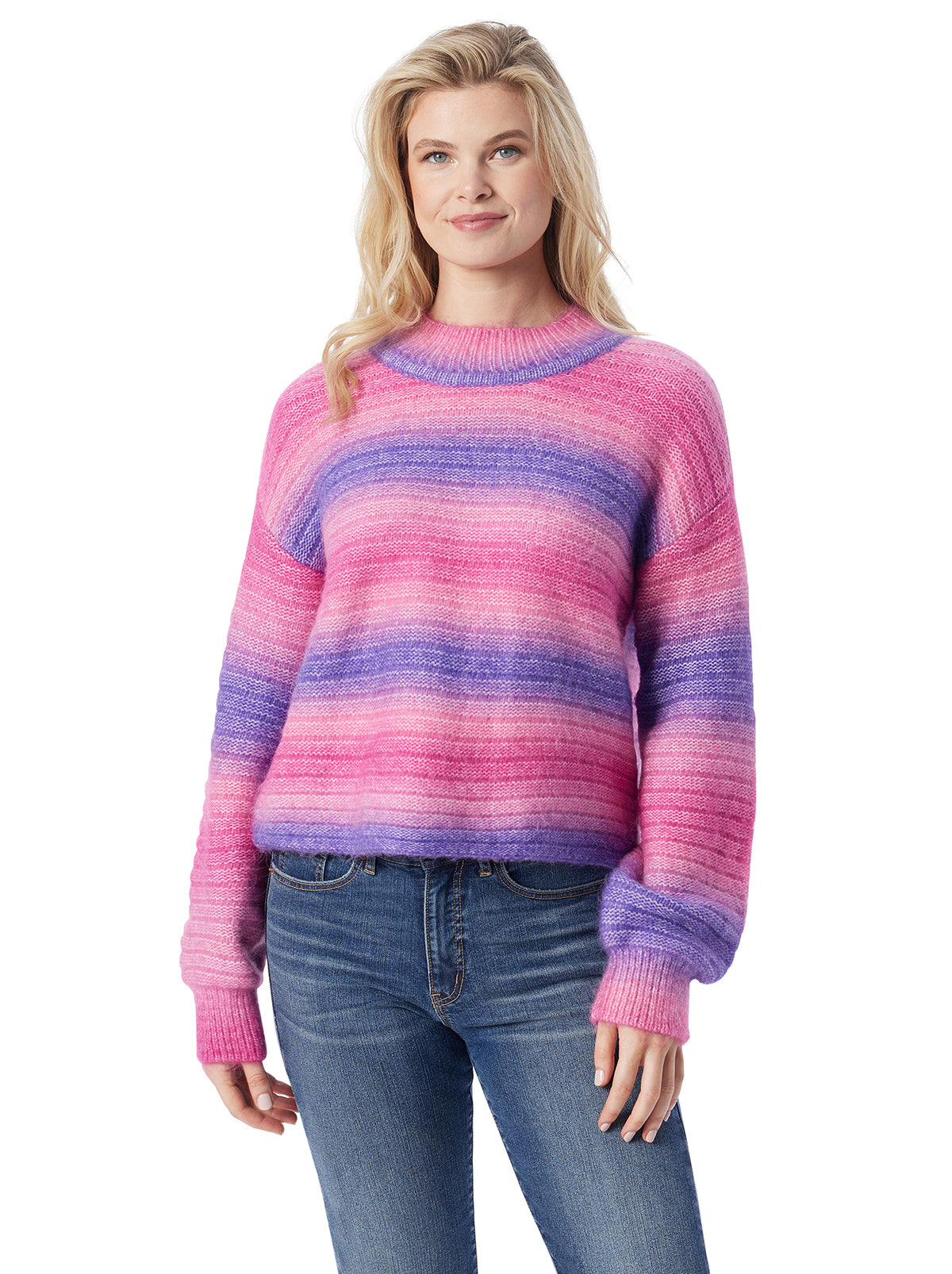 Portia Sweater in Royal Purple Combo - Jessica Simpson Women