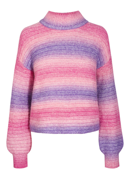 Portia Sweater in Royal Purple Combo - Jessica Simpson Women