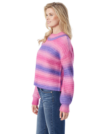 Portia Sweater in Royal Purple Combo - Jessica Simpson Women