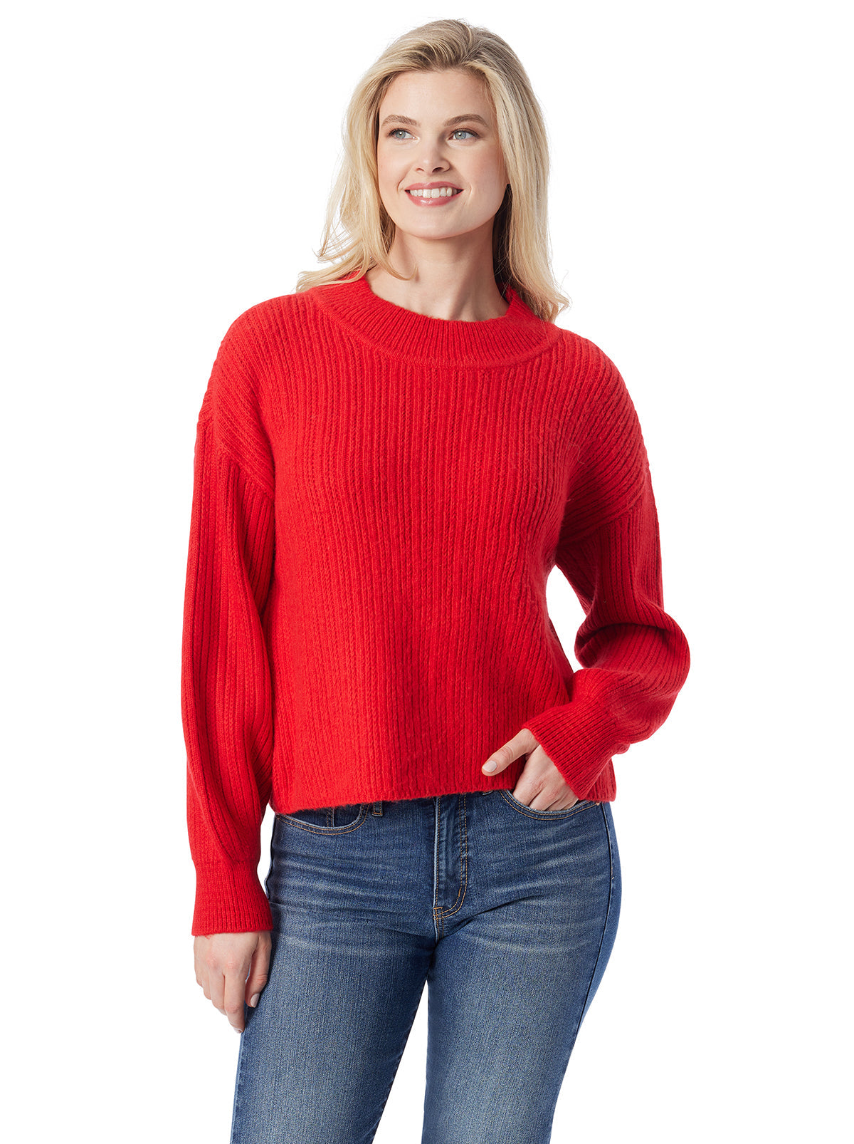 Portia Sweater in Goji Berry - Jessica Simpson Women