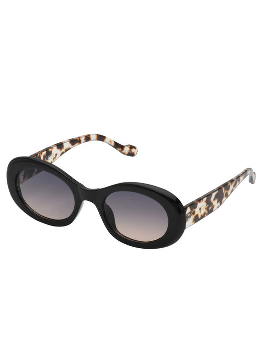 Iconic Vintage Oval Sunglasses in Black - Jessica Simpson Accessories