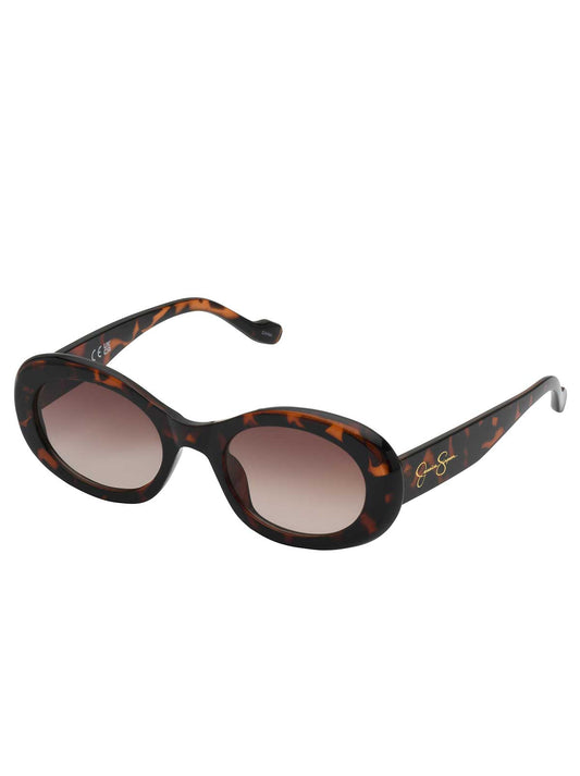 Iconic Vintage Oval Sunglasses in Tortoise - Jessica Simpson Accessories