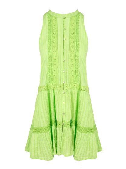 Boho Jacquard Cover Up in Lime - Jessica Simpson Women