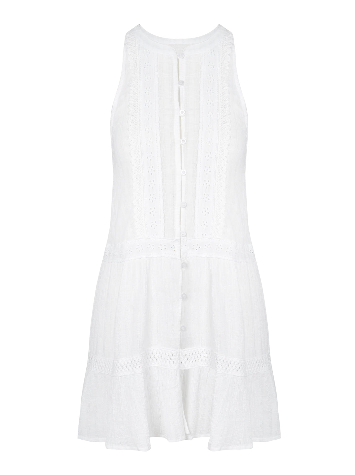 Boho Jacquard Cover Up in White - Jessica Simpson Women