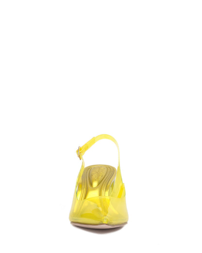 Syrina Slingback Pump in Bright Yellow - Jessica Simpson Women