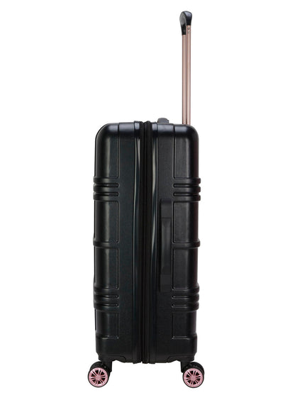 Jewel Plaid Luggage Collection in Black - Jessica Simpson Home