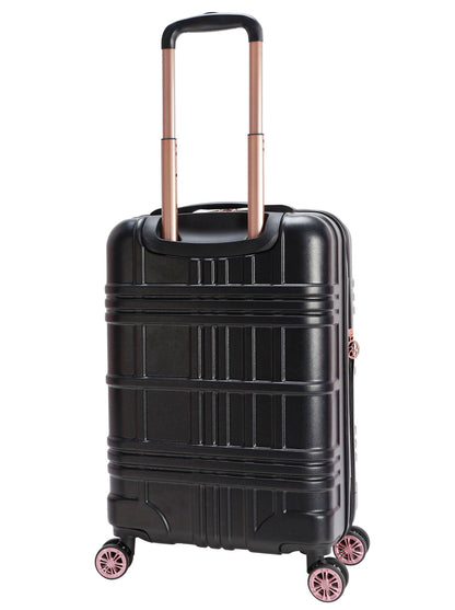 Jewel Plaid Luggage Collection in Black - Jessica Simpson Home